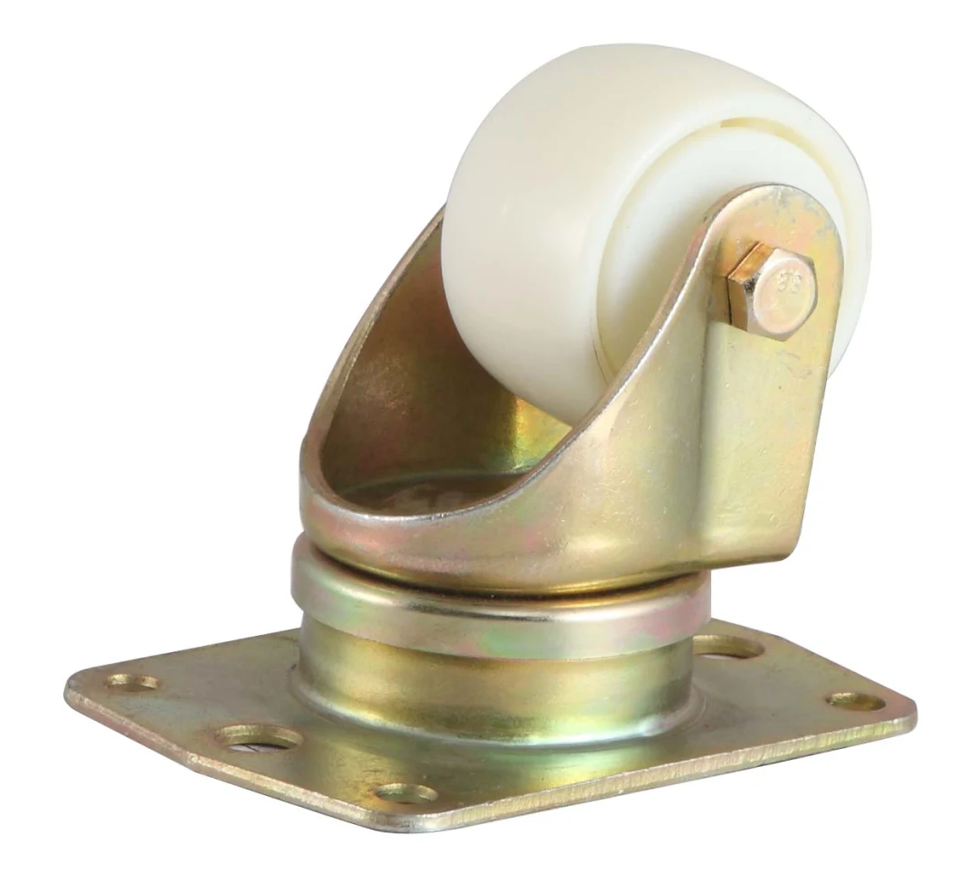 Swivel Top Plate Airport Conveyor Caster Nylon Air Cargo Caster