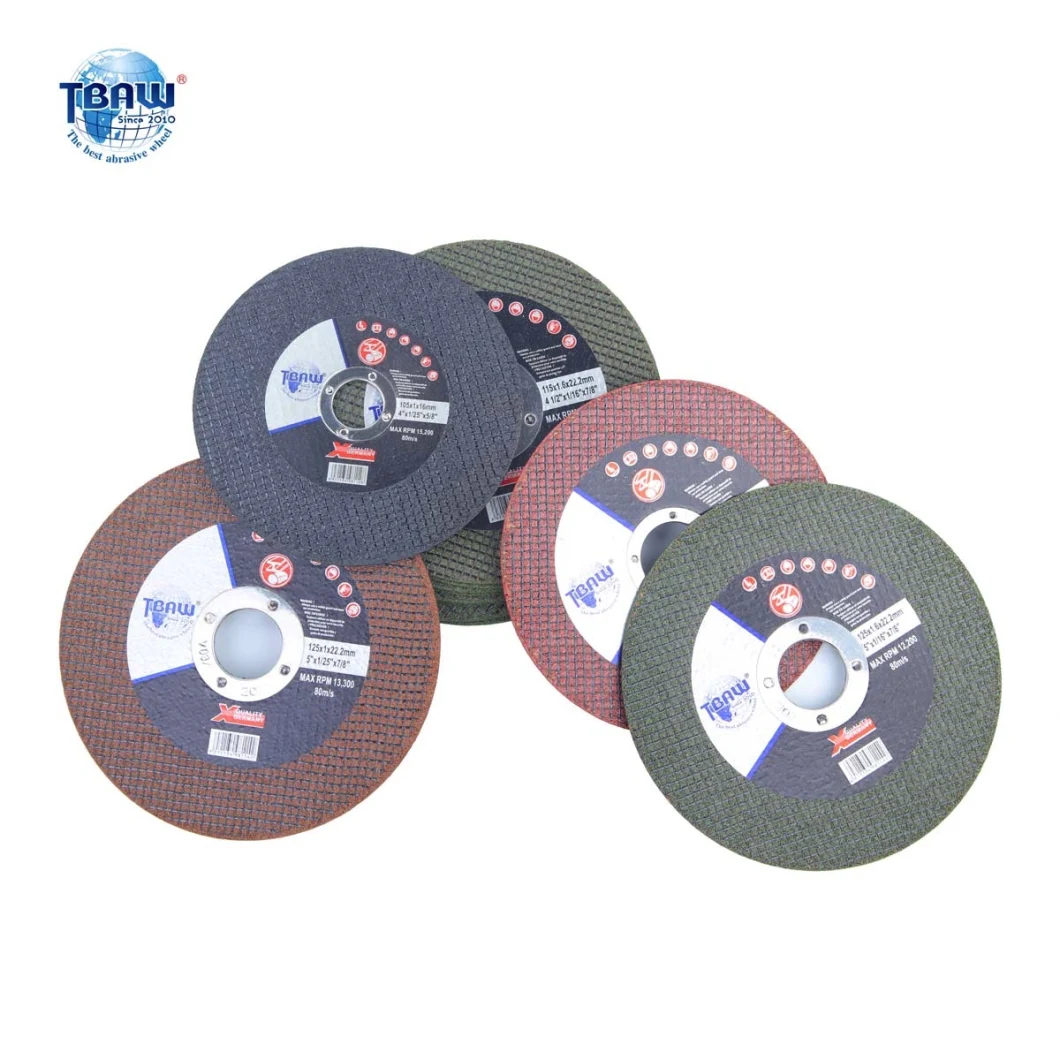 4 Inch China Factory Supply Diamond Thin Cut-off Disc Green Single Net Phenolic Resin Cutting Wheels for Metal Cutting Wheel High Speed Diamond Cutting Wheel